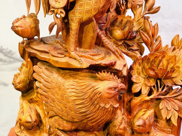 tượng gỗ phong thủy