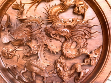 tượng gỗ phong thủy