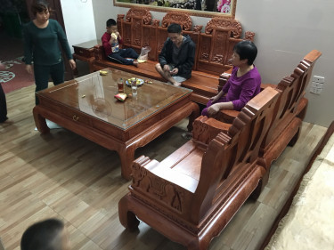 Tổng thể bộ bàn ghế Âu Á chương voi