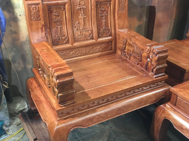 Ghế Đơn bàn ghế âu á chương voi