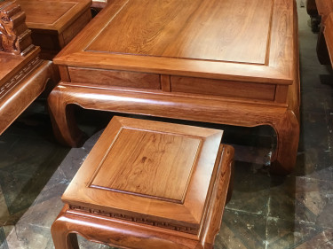 Bàn To bộ âu á chương voi gỗ hương