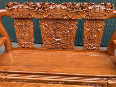 Ghế dài bàn ghế quốc voi