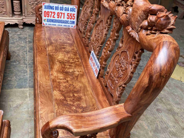 Mặt ghế ván nu hương