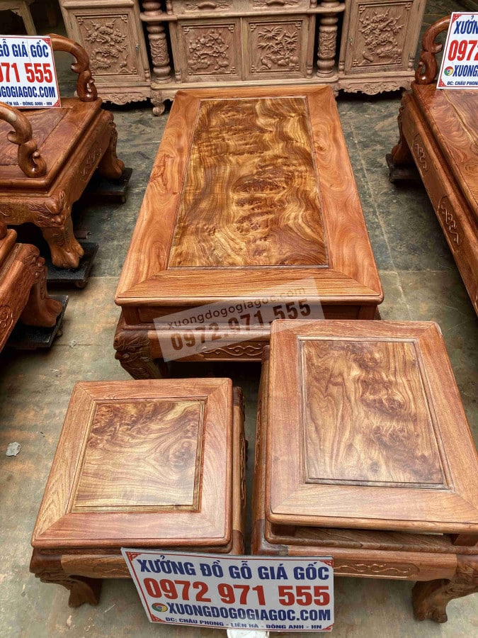 Mặt bàn mặt đôn ván liền