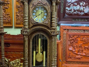 Đồng hồ Gỗ Mun