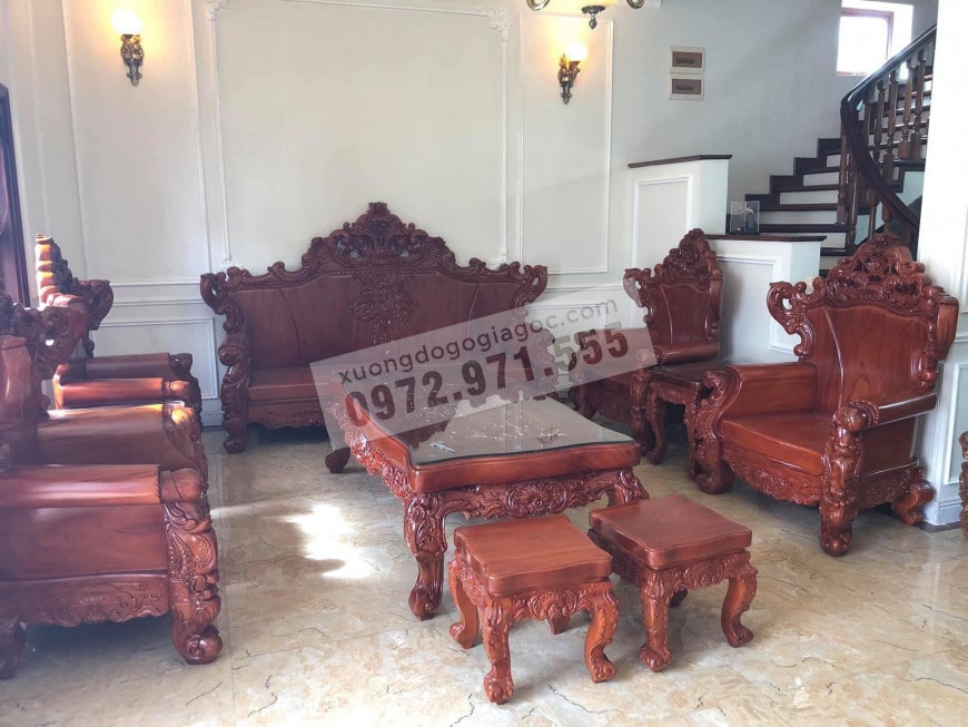 bàn ghế hoàng gia V10