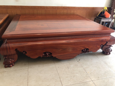 sập ngồi gỗ hương đỏ