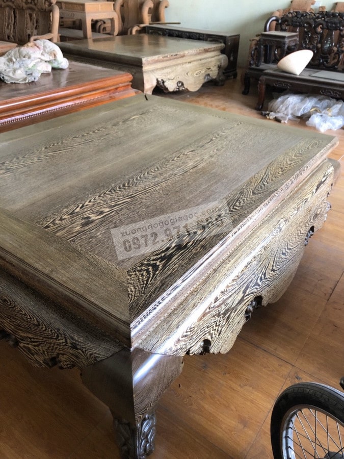 Sập ngồi gỗ mun