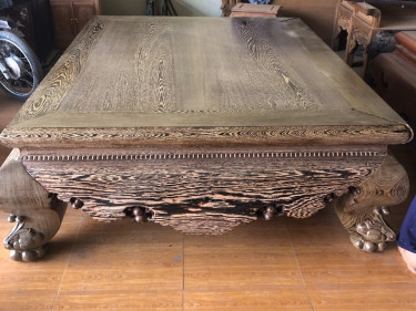 Sập ngồi gỗ mun