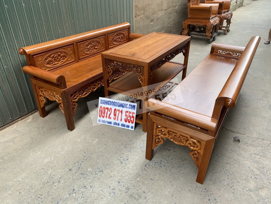 trường kỷ gỗ gụ