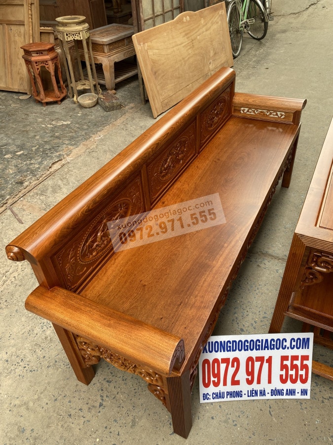 trường kỷ gỗ gụ