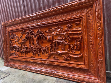 tranh gỗ phong thủy