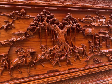 tranh gỗ phong thủy