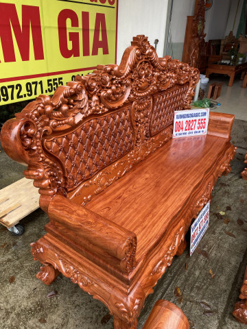 Ghế dài Hoàng Gia v5 chương ghế dày 12cm