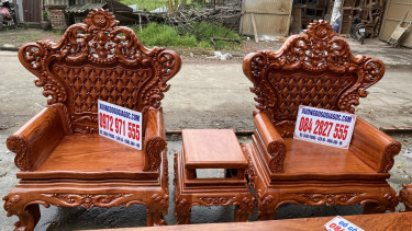 Bộ đôi ghế đơn và đôn kẹp ghế