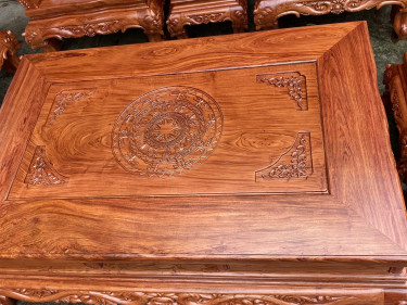 Mặt bàn khuôn tranh dày 7cm ván dày 5cm