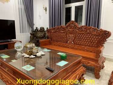 ban ghe hoang gia v5 gỗ hương