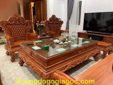 ban ghe hoang gia v5 gỗ hương