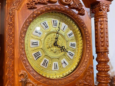 Đồng hồ tứ trụ 2m5 máy đồng, hàng hoàn thiện kỹ