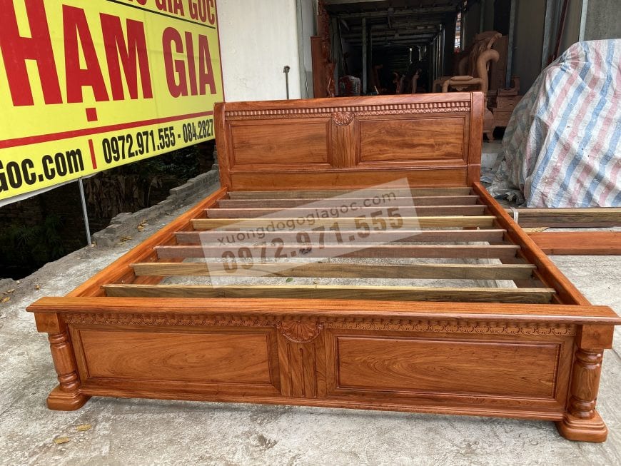 Thang Giường gỗ tự nhiên 100%