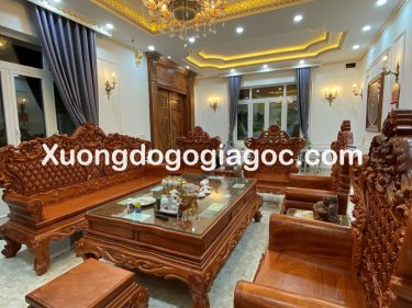 ban ghe hoang gia v5 gỗ hương