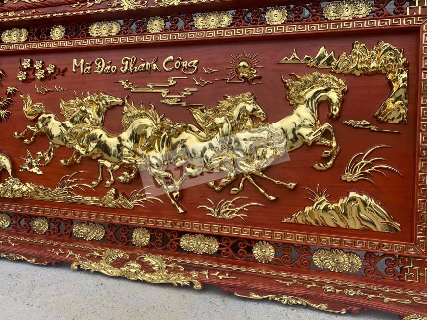 tranh gỗ phong thủy
