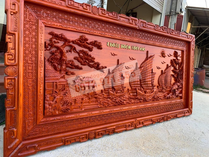 tranh gỗ phong thủy