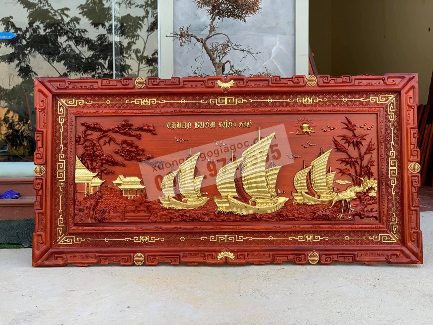 tranh gỗ phong thủy