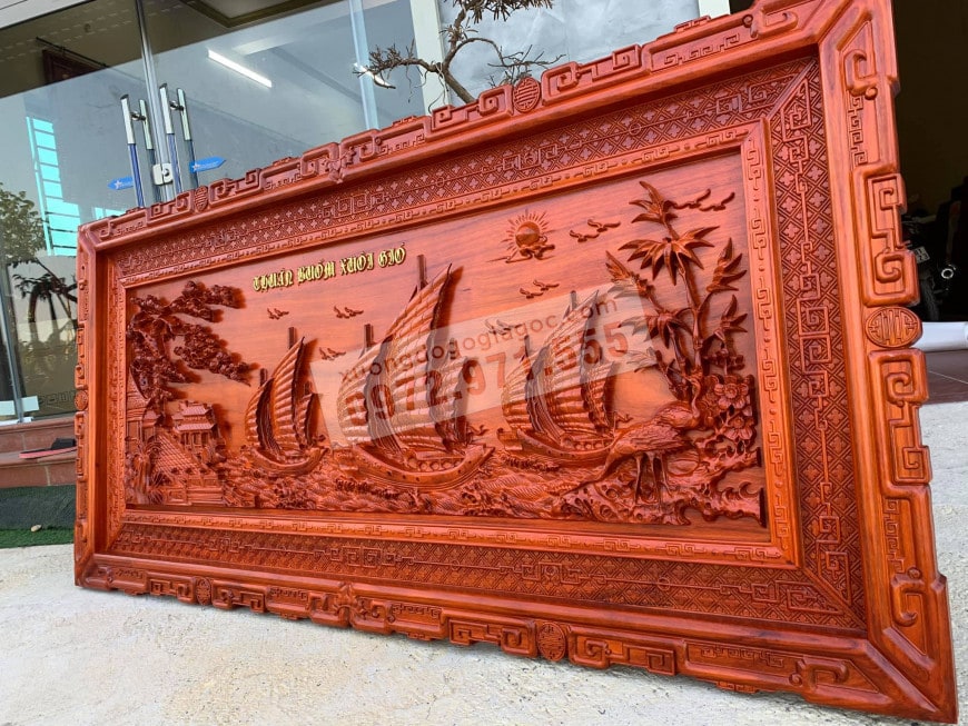 tranh gỗ phong thủy