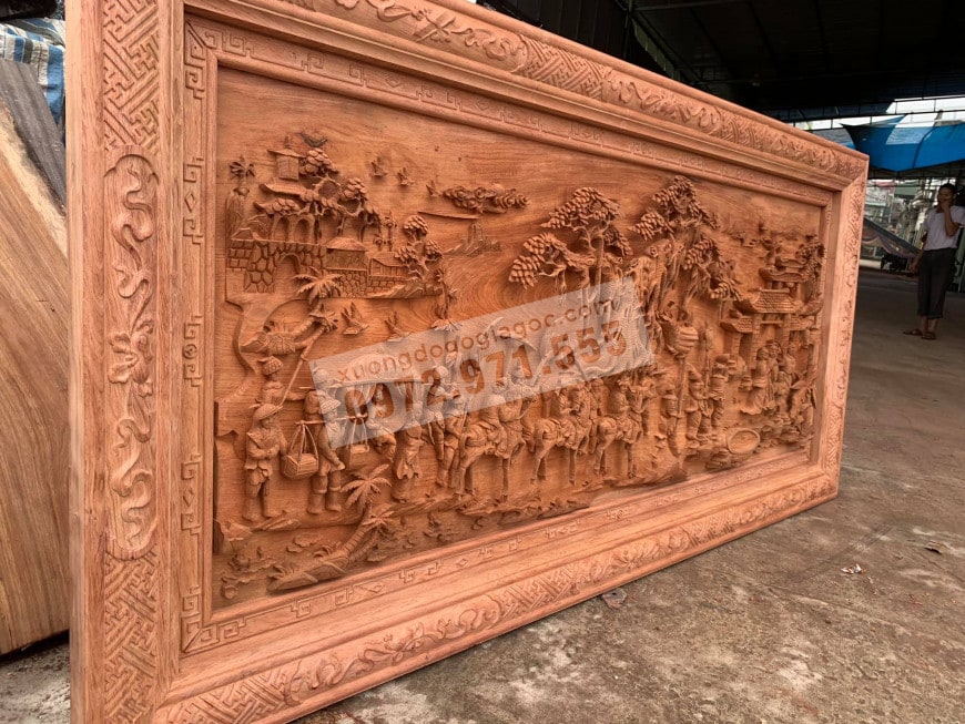 tranh gỗ phong thủy