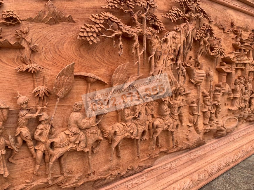tranh gỗ phong thủy