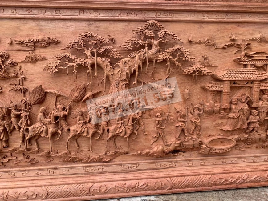 tranh gỗ phong thủy