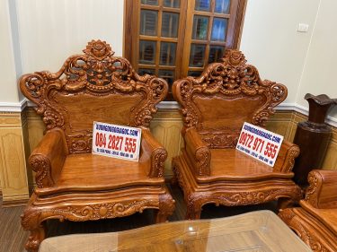 2 chiếc ghế đơn bộ Hoàng Gia K5 10 món