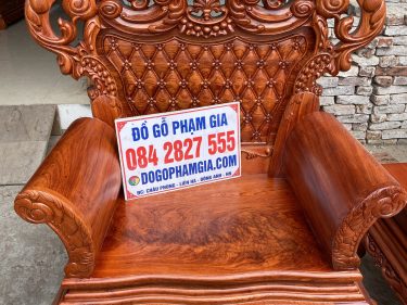 Bộ ghế Hoàng Gia hàng tuyển gỗ chọn vân siêu đẹp