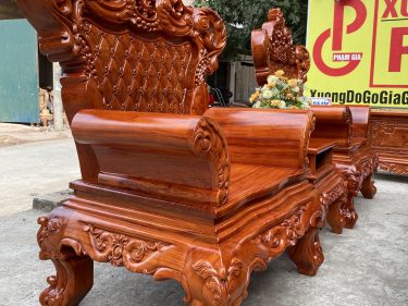 Ghế Hoàng Gia gỗ hương đá