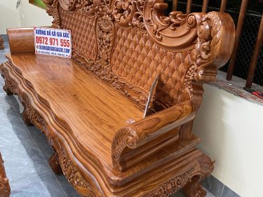 Mặt ghế ngồi nguyên tấm dày 4cm sang trọng độc lạ quý phái