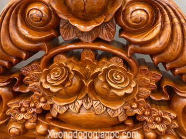 Chương ghế liền không chấp ghép đục thủ công tinh xảo