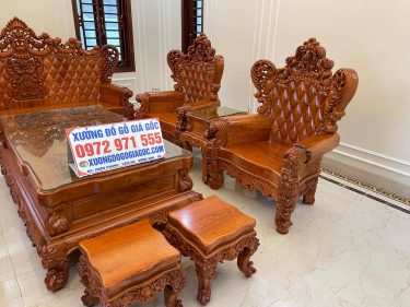 Vách ghế dày 10cm đục trám