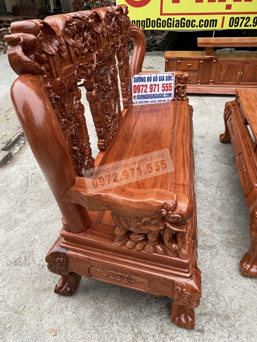 Tay cột đường kính 12cm chọn gỗ đẹp