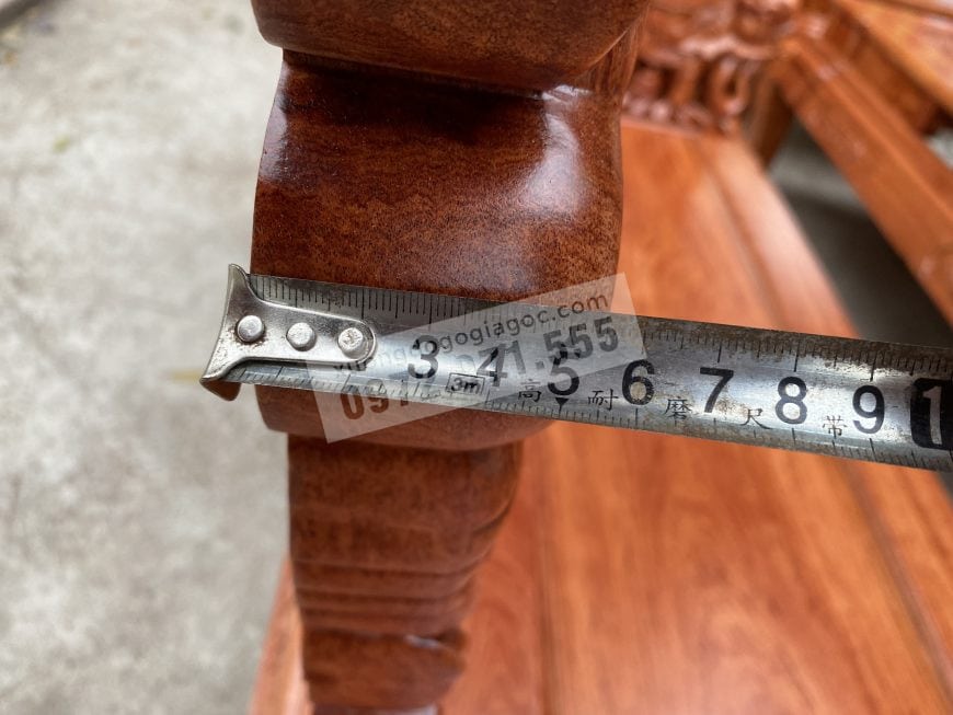 vách ghế nguyên khối dày 5cm