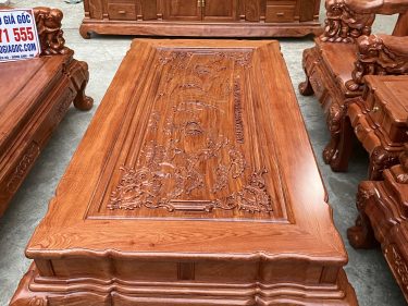 Mặt bàn đục tranh phong thủy bức tranh Thuận buồm xuôi gió