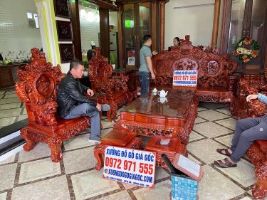 Bộ bàn ghế rồng đỉnh 10 món sang trọng đẳng cấp nhất trong các loại bàn ghế