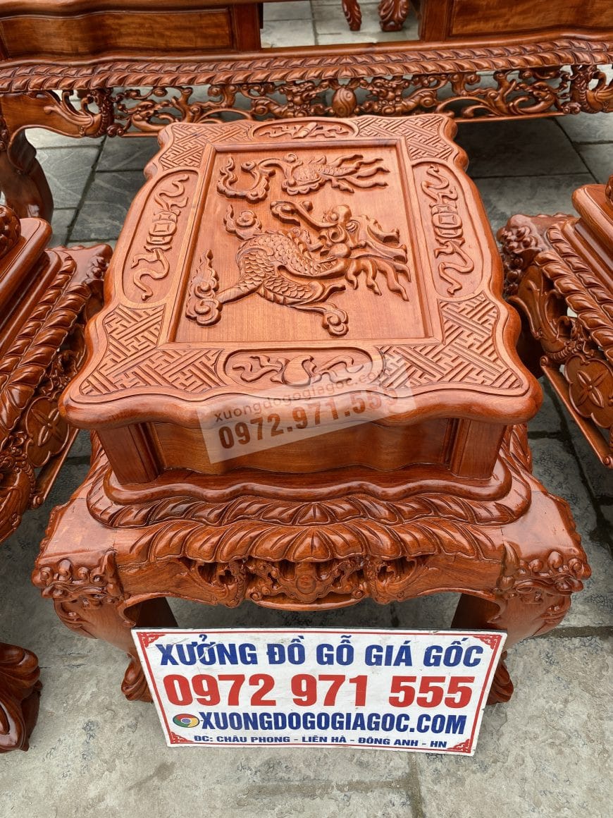 Đôn kẹp ghế đơn đục thanh long
