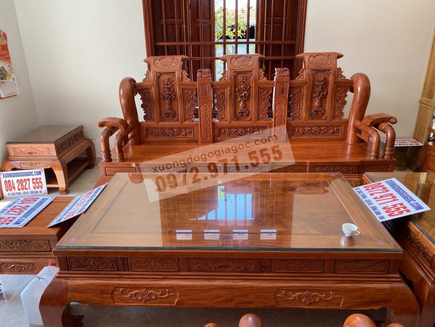 Ghế dài 290cm có thể ngồi được 6 người cùng lúc