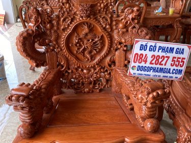 Ghế đơn bàn ghế rồng đỉnh