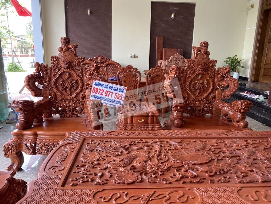 Bộ đôi ghế đơn và đôn kẹp ghế