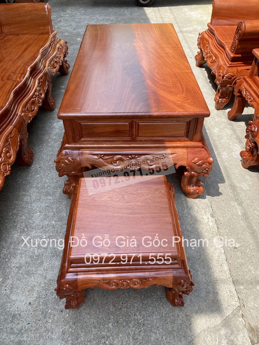Đôn ngồi ván nguyên tấm dày 4cm