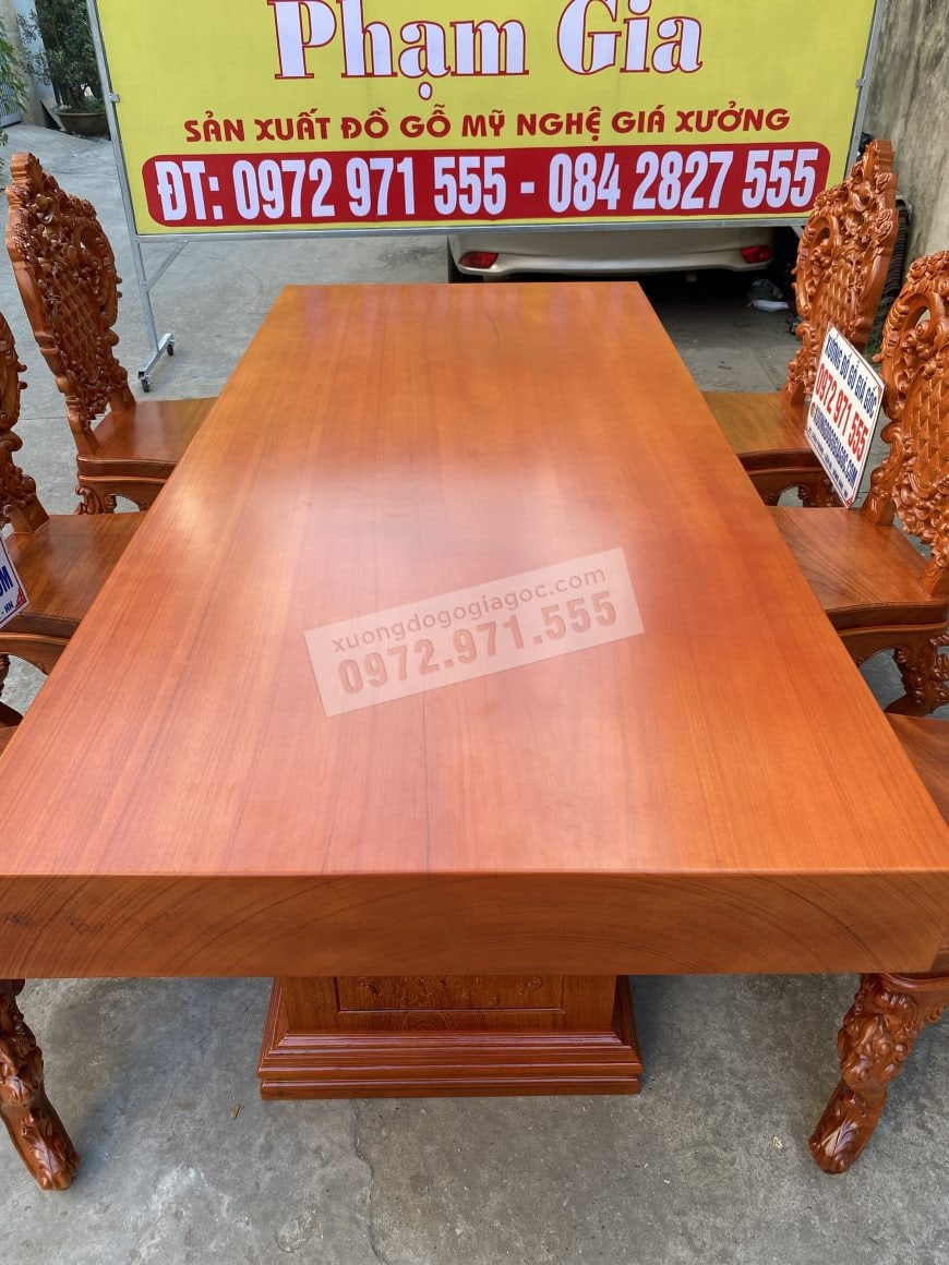 Mặt bàn nguyên khối Kích thước 220*100*16cm