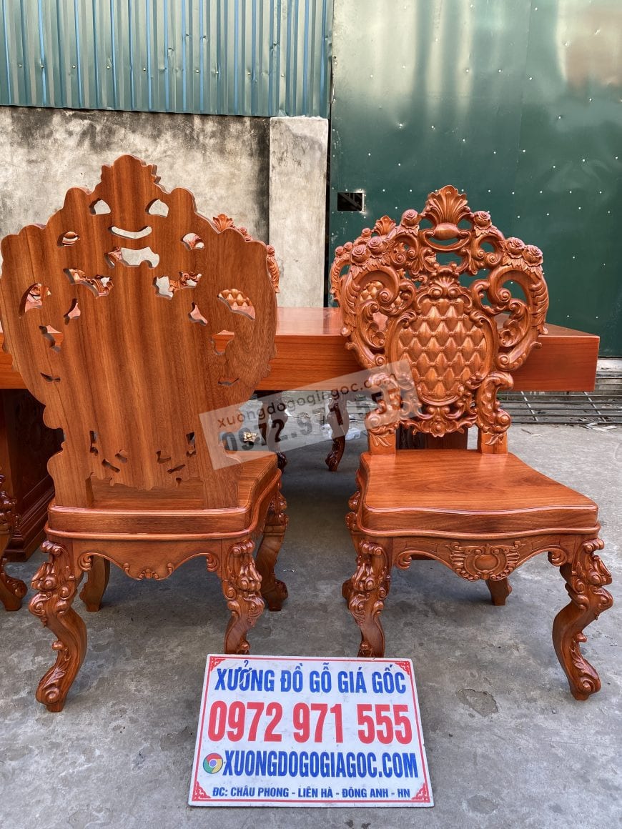 Ghế ăn Hoàng Gia nguyên Khối