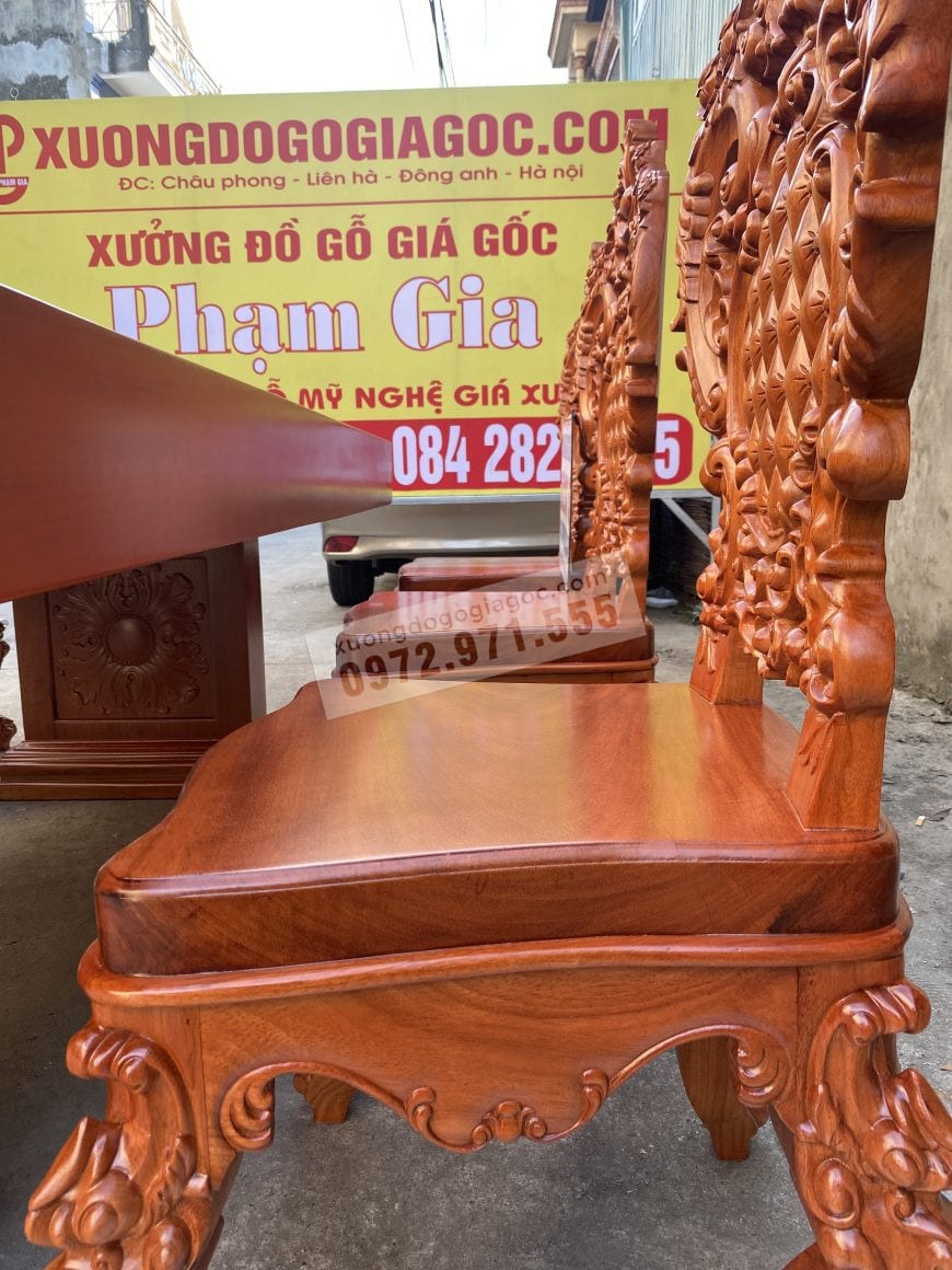 Ván mặt ngồi của ghế dày 5cm nguyên khối